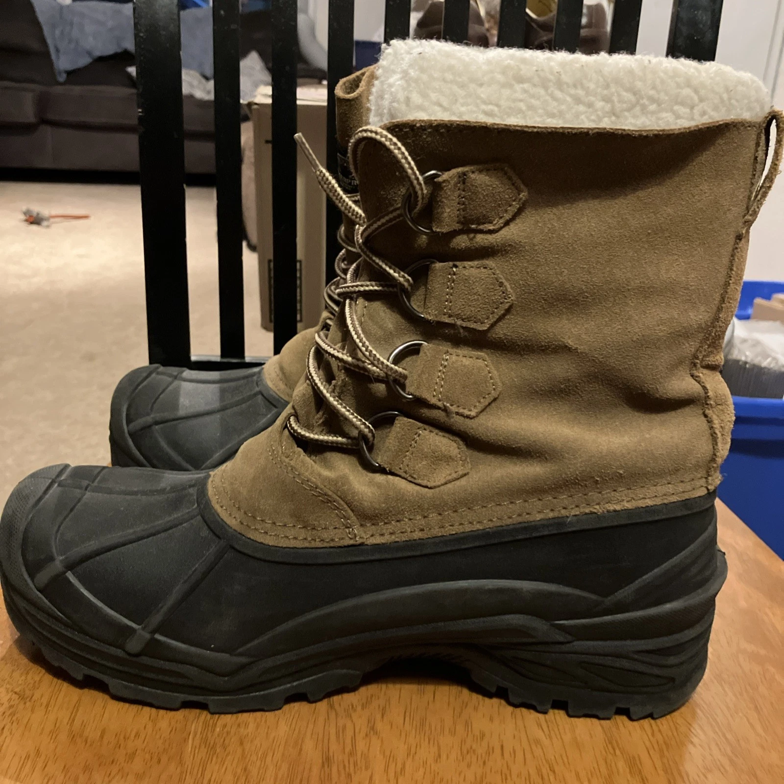 Men’s Kohl’s Weatherproof Work Suede Duck Boots - Size 12M