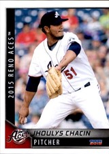 2015 Reno Aces Choice #7 Jhoulys Chacin Maracaibo Venezuela VZ Baseball Card