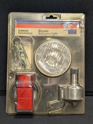 Rare Union Frondenberg Bicycle Halogen Light Germany NOS Generator Tail Light