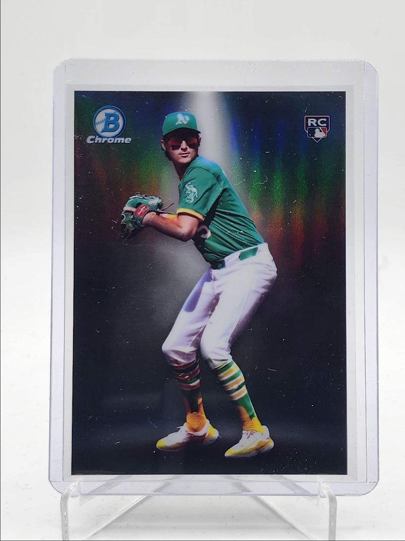 JACOB WILSON 2025 BOWMAN CHROME SPOTLIGHT ROOKIE REFRACTOR SP RC Q4060