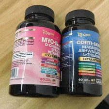 Zoyava Corti-Soothe 60 Caps Myo-Inositol 90 Caps Supplement Bundle 150 Caps us