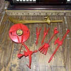 1995 Vintage Power Rangers Shogun Megazord Gold Sword & Red Weapon Lot Set