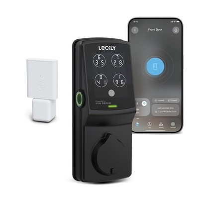 Secure Wi-Fi Door Lock, Keyless Entry with PIN Genie  Digital Keypad, 3D Biom...