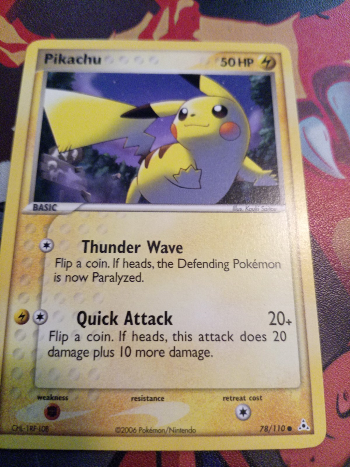 Pikachu 78/110 Holon Phantoms Regular