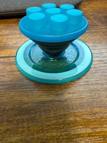 PopSockets MagSafe Round PopGrip Cell Phone Grip & Stand with Adapter Ring blue - 第 2/6 張圖片