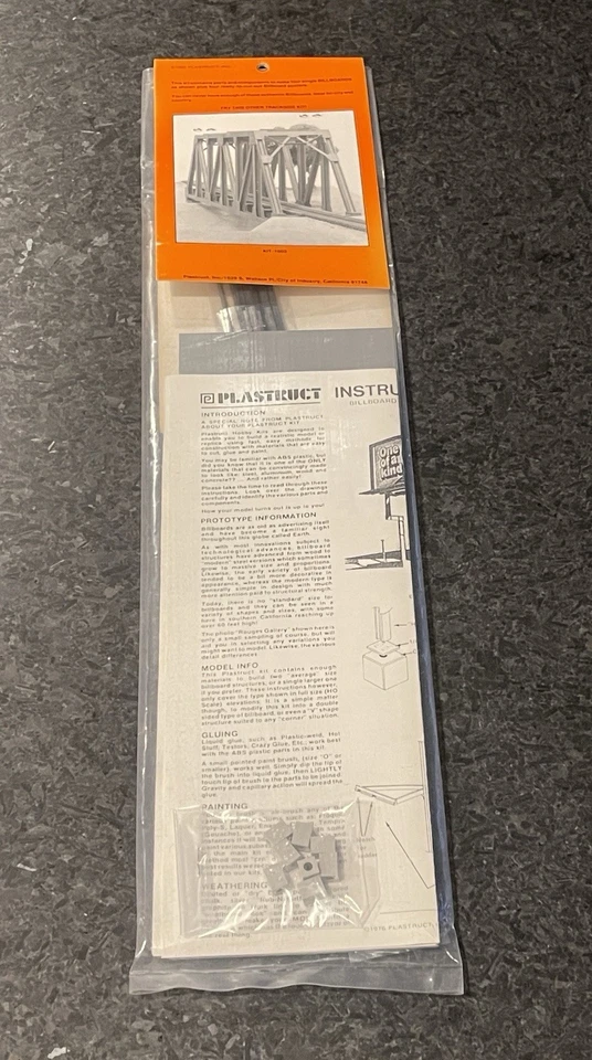 Kit de cartelera modelo escala HO Plastruct. Foto 3 de 3