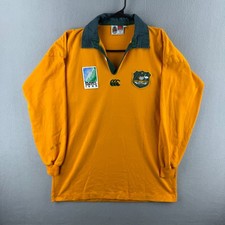 Vintage Wallabies Rugby Union Australia Shirt Mens XL  Jersey Canterbury 90s