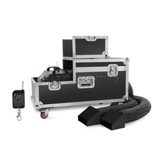 PAIDUN 3000W Dual Head Waterbase Fog Machine Ground Smoke Effect Wedding Theater