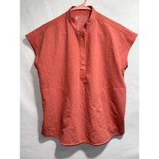 Figs Rafeala Oversized Scrub Top Coral Small