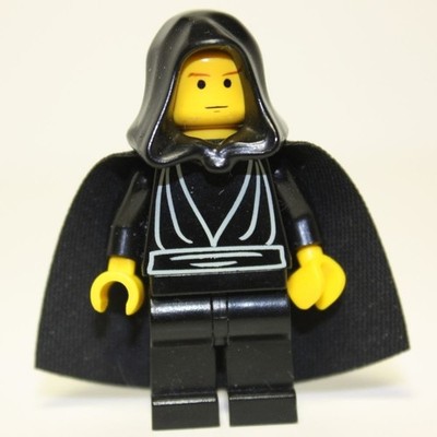 NEU LEGO Star Wars Minifigur Luke Skywalker sw0044 schwarz Kapuze Umhang selten