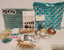 Freckled Fawn Scrapbooking Embellishments Kit Stamps Stickers Clips Wood Veneer