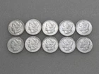 (10) 1901-O $1 MORGAN SILVER ONE DOLLARS