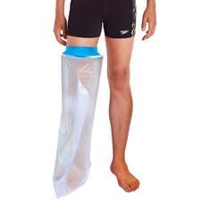 Asunby Adult Half Leg Cover Protector for Shower-Reusable, Waterproof Cast Cover
