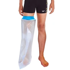 Asunby Adult Half Leg Cover Protector for Shower-Reusable, Waterproof Cast Cover