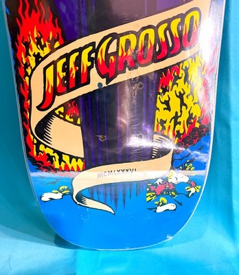 MINT in Shrink Jeff Grosso Demon Black Label Skateboard Deck Santa