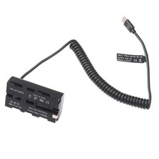 USB-C to NP-F550/F750 Dummy Battery Power Adapter Accessories For Sony Monitor