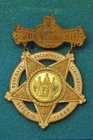 G.A.R. 1898 Badge, 'Queen of the west' Souvenir 32nd Nat'l Encampment; good pin