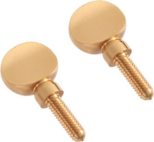 2pcs Saxophone Neck Screws, Heavy Golden Sax Neck Screw