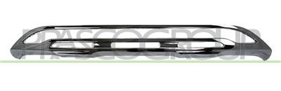 Cadre grille inférieur chromé GLA H247 clipsage direct plastique ABS rigide