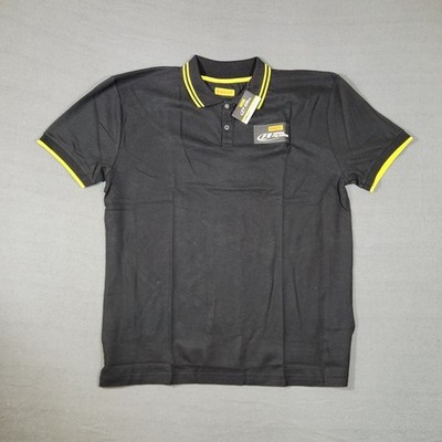 Pirelli Formula1 Official Tyre Supplier Polo T-Shirt Racing Style Black Size 2XL