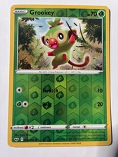 Grookey #011/202 Sword & Shield Common Pokemon Reverse Holo NM