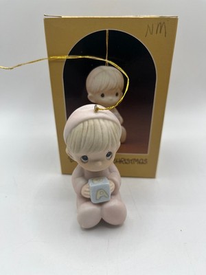 Precious Moments Ornament E-2372 ~ Baby's First Christmas | eBay