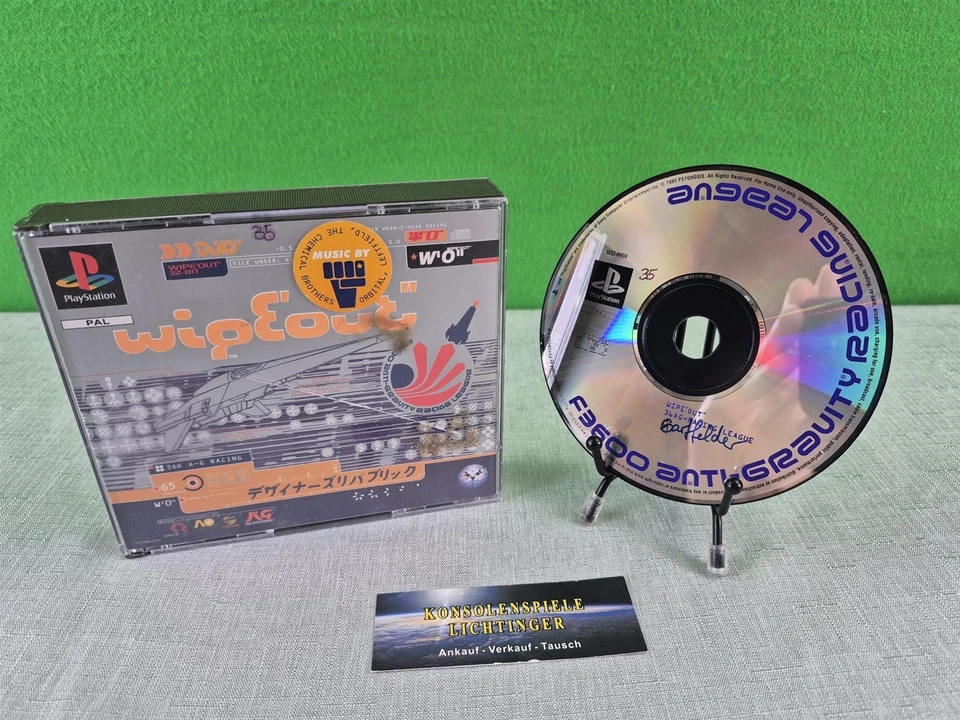 WipEout / Wip Eout PS1 / Playstation 1 !! BigBox !! Europa !! - Bild 1 von 4