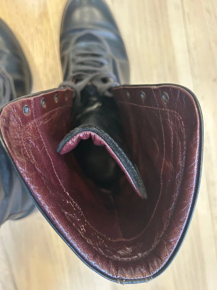 Botas Tod's Mujer, Cuero Negro Con Cordones de Conducción Negras Talla 37.5 (Talla UE) Foto 4 de 4