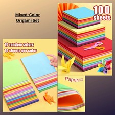 Colorful Origami Paper Small Square Paper Sheets Double Sided
