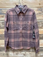 Mountain Hardwear Women's Flannel Plusher Shirt - Desert Taupe, Q1 C744T 