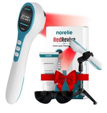 Norelie RedRevive Red Light Therapy Wand w/ Bonus - Wand Holder  Gel - New 
