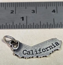 James Avery "My California" charm sterling silver