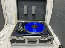 Technics SL-1200MK2 Direct Drive DJ Turntable Record Player w Flight Case Tested