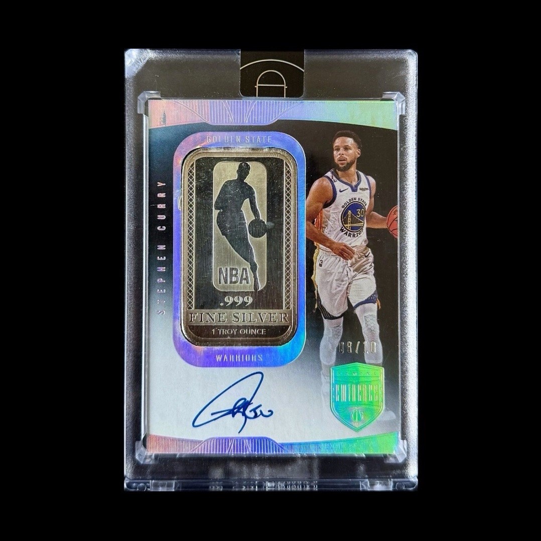 2019-20 Panini Eminence Stephen Curry Warriors Logoman Auto LA-SCY #/10