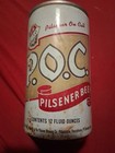 P O C PILSENER BEER 12 OZ AL/Steel CAN PILSENER BREW PHILY NORRISTOWN CLEVELAND — photo 3