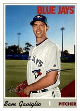 2019 Topps Heritage #515 Sam Gaviglio - BB