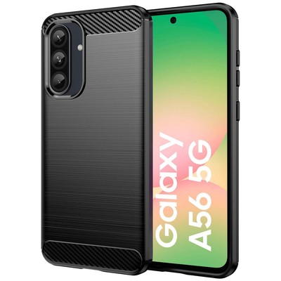 Hülle Carbon für Samsung Galaxy A56 5G Schutzhülle Handy Case Cover Handyhülle