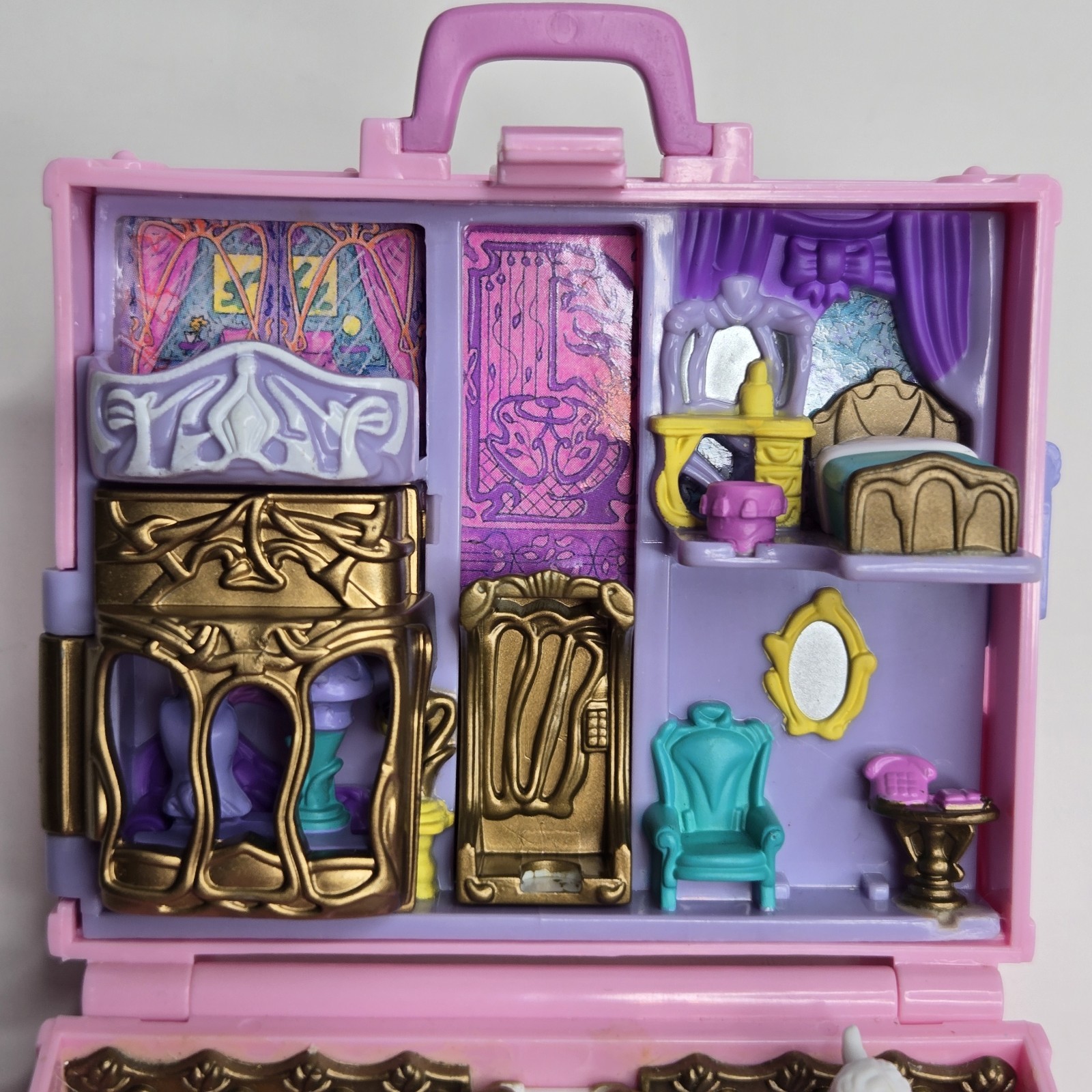 *SUITCASE COMPACT ONLY* 1996 Vtg Polly Pocket  Polly in Paris Bluebird Toys