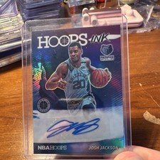 Panini Hoops Premium Josh Jackson Hoops Ink Auto HI-JJO Grizzlies