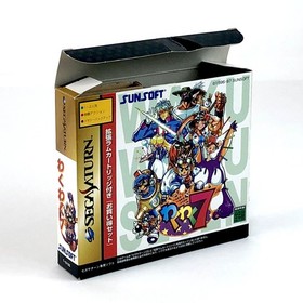 Sunsoft Waku Waku 7 RAM Set Sega Saturn JAPAN