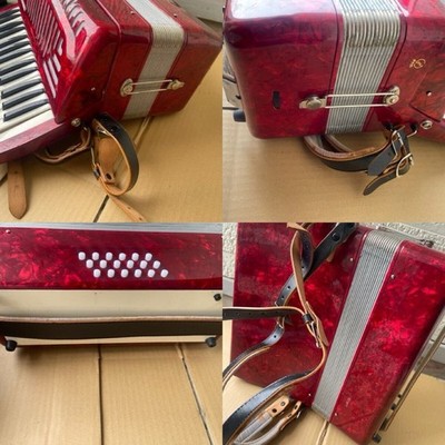 YAMAHA YA-18 Accordion 30 Keys 18 Bass Red Used | eBay