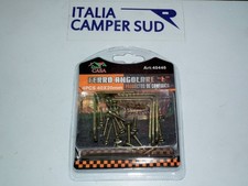 SET 4 STAFFE IN FERRO ANGOLARE AD L COMPLETO DI VITI