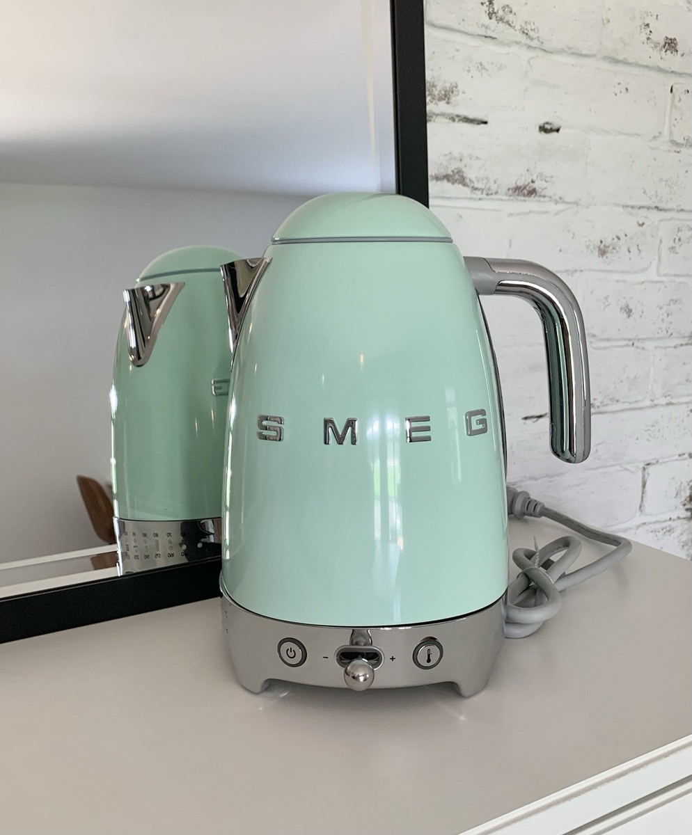 SMEG Variable Temperature Electric Kettle, Unused, Pastel Green