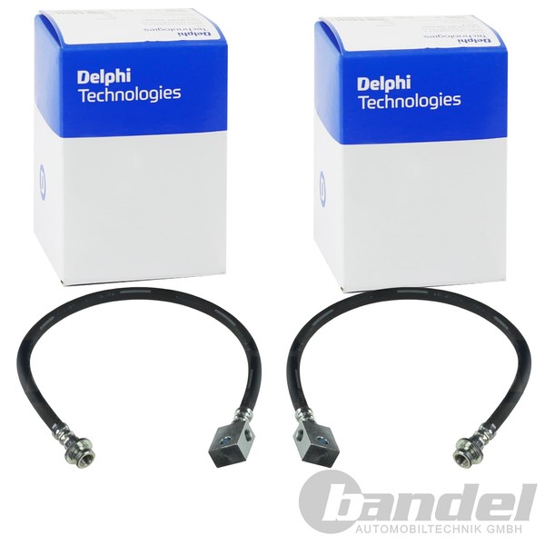 2X Delphi BremsschlÄUche Hinten Mitte Passend FÜR Nissan Navara Pathfinder Pick-image