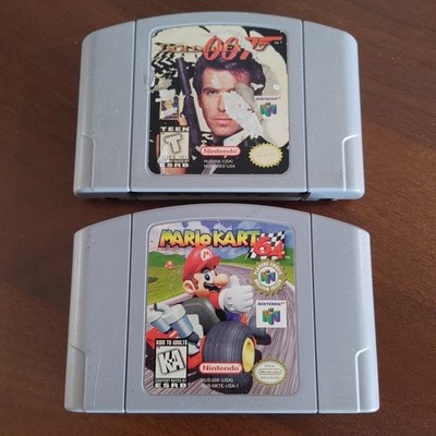Mario Kart 64 / N64 Player's Choice Million Seller + GoldenEye 007 (SEE DESC.)