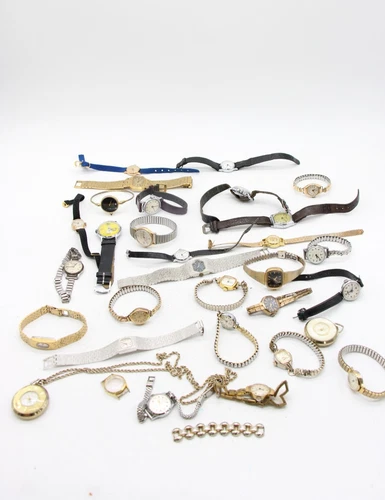 F x30 Vintage Ladies Manual Wristwatches Inc Rone, Rotary Etc N/W