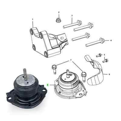 Pair Of Engine Mounts – Fits Jeep Grand Cherokee & Dodge Durango 2011–2022 (3.6L) – 5038548AC
