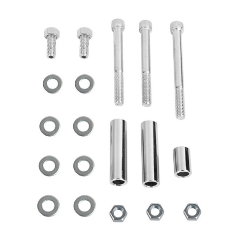 For Small Block Chevy Saginaw Polished Power Steering Pump + Mounting Bracket - Picture 12 of 12