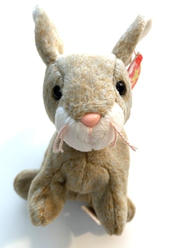 Peluche TY Beanie Baby “NIBBLY the Rabbit” Original 1998 con etiquetas - Imagen 9 de 15
