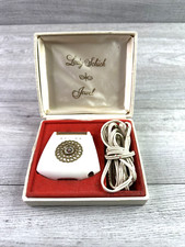 Vintage Lady Schick The Jewel Electric Shaver with cord and Storage Box Works